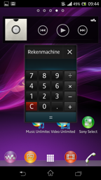 Xperia ZR mini app